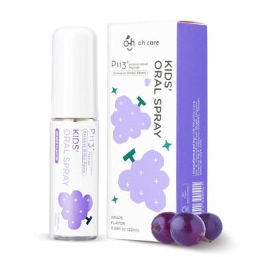 Imagem de Spray bucal para cuidados com crianças, uva para proteção de cáries pa