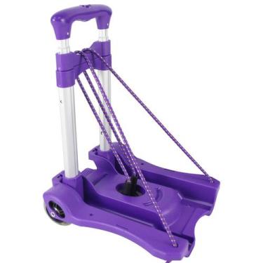 Imagem de Carrinho de mão Sutekus Folding Dolly 50 kg, leve, roxo