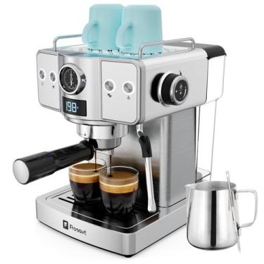 Imagem de Máquina de café expresso Frossvt de 20 bar de pressão com batedor de l