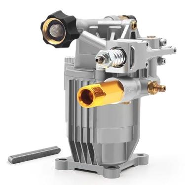Imagem de Bomba de lavadora de pressão 3100PSI eixo de 3/10.2 cm, bomba de lavadora de energia horizontal de substituição universal para lavadora de pressão 2800-3100 PSI
