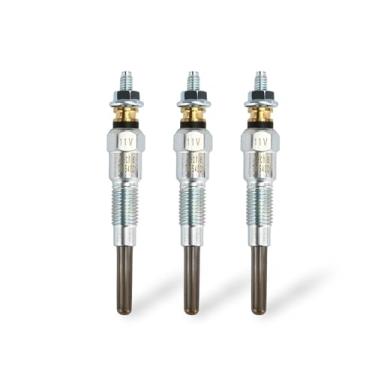 Imagem de Techie 3 peças de vela incandescente 16851-65510 16851-65512 serve para Kubota D722 D902 D905 D1005 D1105 V1505 V1305, trator B1700D B1700E ZD326 ZDDD326 331, M ower BX1800D BX1830D, UTV RTV900