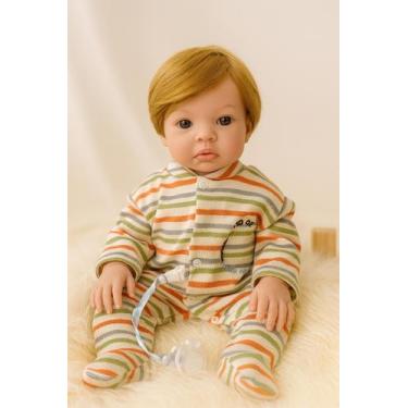 Imagem de Bebê Reborn Menino Corpo de Silicone Realista 49cm - Que Sonho de Nene