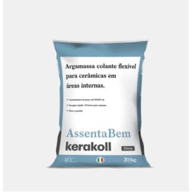Imagem de Argamassa Ac1 Assentabem Cinza 20Kg Kerakoll - 000478