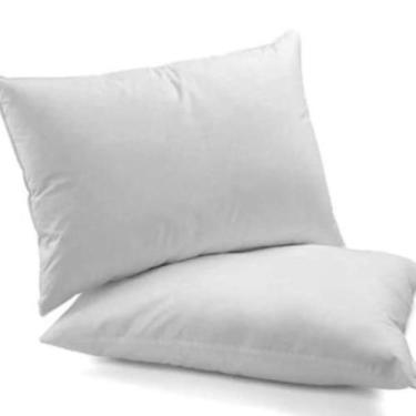 Imagem de Kit Par De Travesseiros 100% Algodão Fibra Siliconada - Enxovais Anna 