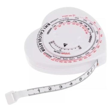 Imagem de Trena Fita Antropométrica Com 150 Cm Com Calculador De IMC - SUPERMEDY