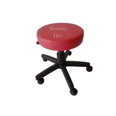 Imagem de Cadeira Mocho Sem Encosto Regulagem Altura Rodízio Corano - Sintonia F