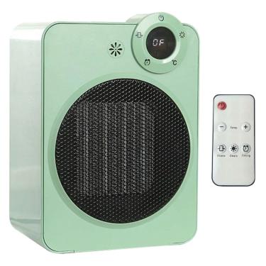 Imagem de Aquecedor Eletrico Display Digital Angulo 70 Graus Ambiente Interno Controle Remoto Potente Temperatura Ajustavel Casa