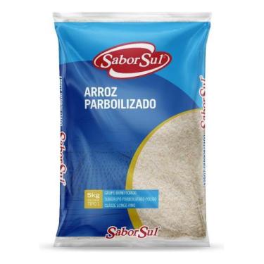 Imagem de Kit c/ 3 Arroz Branco Parboilizado Sabor Sul 5kg Qualidade