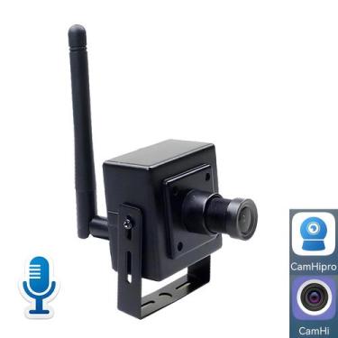 Imagem de Câmera IP Mini Sem Fio 1080P HD WiFi Para Casa Inteligente Com Cartão 