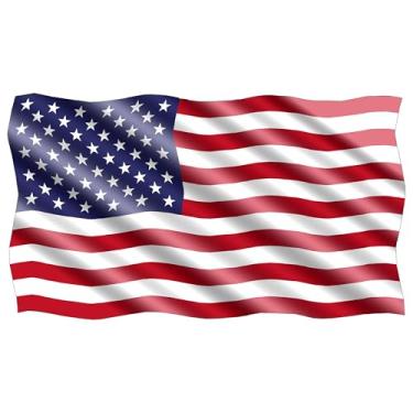 Imagem de Rogue River Tactical 10x6 Grande Onda Bandeira Americana EUA Carro Caminhão Janela Decalque Adesivo Patriótico Auto Para-choque Adesivo Vinil para Carro Caminhão RV SUV Barco Suporte US Military