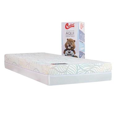 Imagem de Colchão Solteiro Espuma a Vácuo de D33 Visco Gel Vitagel Space Double Face Bed in Box (88x188x24) - Castor