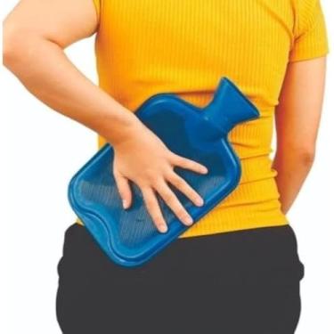 Imagem de KIT 2 BOLSA TERMICA COMPRESSA AGUA QUENTE EM BORRACHA 2 LITROS