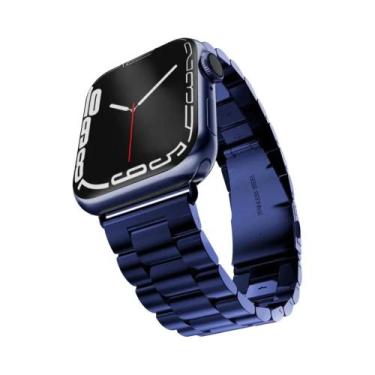 Imagem de Pulseira De Aço Inoxidável De 46mm 49mm Para Apple Watch Ultra, Bracel