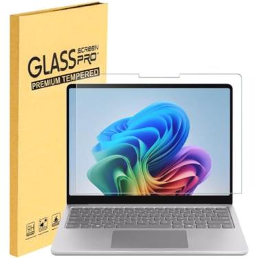 Imagem de Protetor de tela de vidro temperado para laptop Microsoft Surface de 13 polegadas 2025, ultratransparente, dureza 9H e resistente a arranhões, antiimpressões digitais