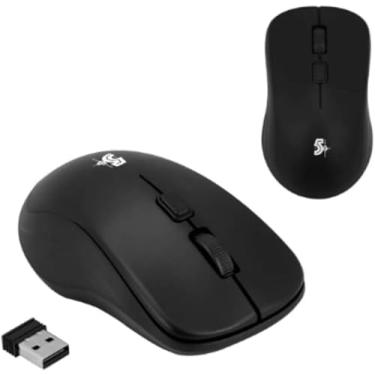 Imagem de Mouse Sem Fio 5+ Office Wireless USB Recarregável – Preto mouse sem fiomouse recarregável wireless