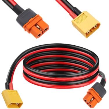 Imagem de DKARDU Cabo de extensão XT60i para XT60 macho 10AWG XT60i fêmea para XT60 macho para Ebike, carro, carregador de bateria Lipo, gerador solar, drone portátil