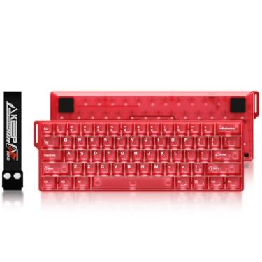 Imagem de DAREU COOL60 60% Hall Effect Gaming Keyboard with Magnetic Switch, SOCD, 0.01mm Actuation Adjustable Rapid Trigger,8000 Hz Polling, Frosted Transparent Keycaps, Hot-swap, RGB Backlit