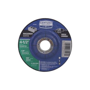 Imagem de Century Drill & Tool 75503 Roda de moagem de alvenaria tipo 27, 11,4 cm x 1/8"