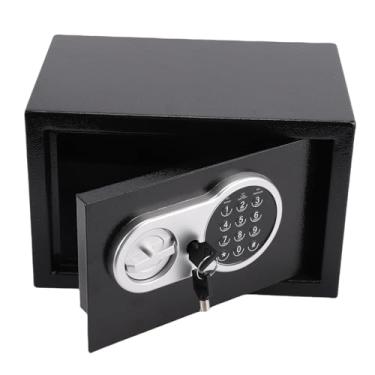 Imagem de FTVOGUE Mini Caixa Segura, Caixa Segura de Home de Aço Carbonado Com Passagem de Lugar -Senha Bloqueio Anti -Roubo para Jóias de Jóias Em Cash PASSAPORTE