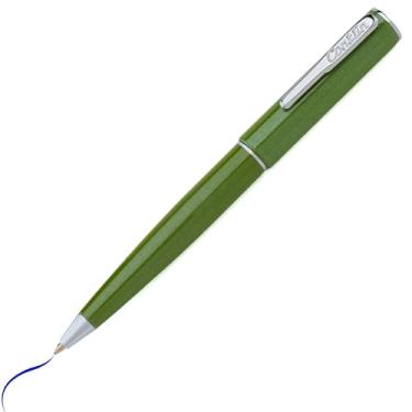 Imagem de Conklin Caneta esferográfica Coronet – Olive com refil azul estilo Parker padrão – Caneta de escrita moderna minimalista de luxo para profissionais, colecionadores e uso diário