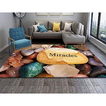 Imagem de Tapete antiderrapante tapete de área 3D sala de jantar tapete de chão de estar tapete de quarto antiderrapante macio lavável tapete de chão F-200 * 300cm (Cor: F, Tamanho: 200 * 300cm)