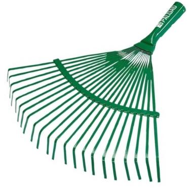 Imagem de Vassoura Ancinho Metálica para Jardim Regulável sem Cabo - 617708 - PALISAD CAMPING