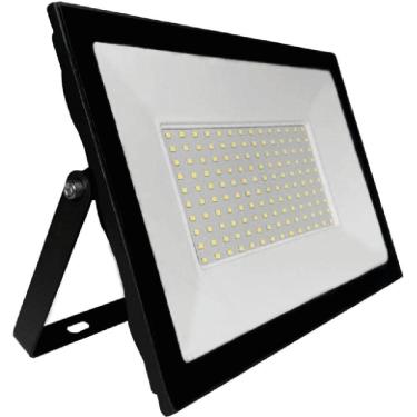 Imagem de Projetor Superled Slim Preto Bivolt De 100 Watts E 6500k - 03267 - Ourolux