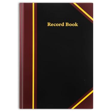 Imagem de Jetec 1 caderno de contabilidade preto para contabilidade de 29 x 19 cm, caderno de contabilidade para rastrear dinheiro, despesas