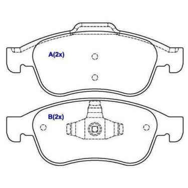 Imagem de Pastilha de freio dianteira Duster Fluence 2011 em diante SYL S1359