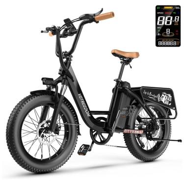 Imagem de Bicicleta Elétrica CityRang 4.0 – Motor 750 W (Pico 1500 W), Bateria 48V 20Ah Removível...