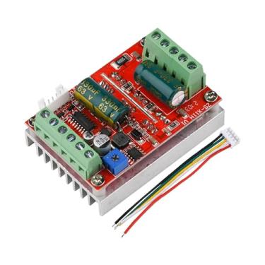 Imagem de KiBcsLic Controlador de motor elétrico PWM trifásico DC sem escovas Bldc, função de parada e freio, placa de driver compacta DIY de 400 W, sem