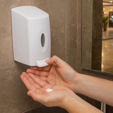 Imagem de Saboneteira/Dispenser com Reservatório Branco Bellplus  