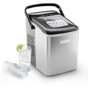 Imagem de Máquina de Gelo até 11 kg em 24H Portátil, 204W, 110v, CHEFMAN, Cinza