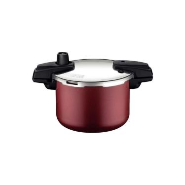 Imagem de Panela De Pressão Tramontina Arizona Em Alumínio Com Revestimento Interno E Externo Em Antiaderente Starflon Max Vermelh