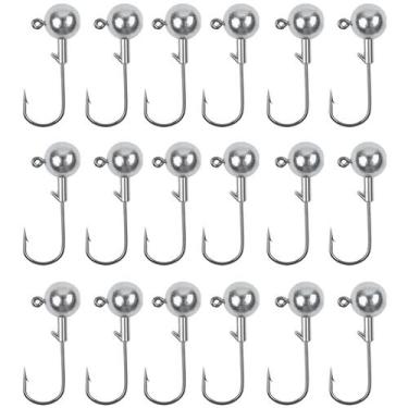 Imagem de Fishing Jig Hooks Shaddock Round Head, 20 unidades para truta robala -