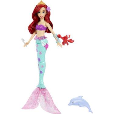 Imagem de Boneca Disney Princesa Ariel com PET - Mattel, Ariel Amigos do Oceano