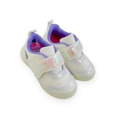 Imagem de Tenis pampili yuyu sereia, Branco, Lilás, 22