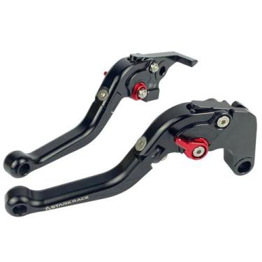 Imagem de Manete Esportivo Dobrável Yamaha Xj6 Fazer 600 Mt-07 Mt-09 - Stark Rac