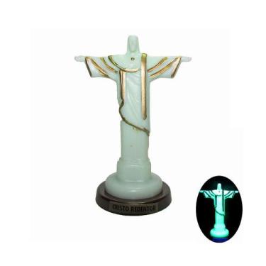 Imagem de Imagem Jesus Redentor Luminária Fosforescente Abajur - Amor Lindo