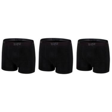 Imagem de Kit C/ 3 Cuecas Boxer Em Algodao Trifil (QE5322), Preto, M