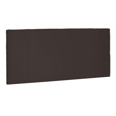 Imagem de Cabeceira Painel Estofada Cama Box Casal King Ravenna 195cm Suede Café - Desk Design