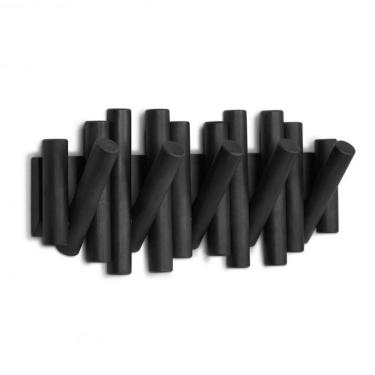 Imagem de Cabideiro de Parede Picket Preto Umbra