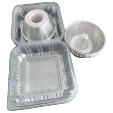 Imagem de Kit 10 Formas Mini Vulcão para Bolo, 12 x 6 cm, com Embalagem H14