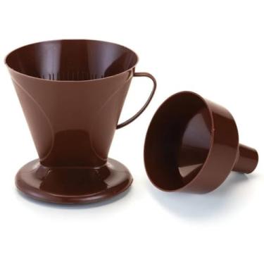 Imagem de Kit Porta Filtro 103 + Adaptador para Garrafa Térmica - Café Fresquinho na Hora, Onde Estiver - PANAMI