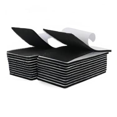 Imagem de 10 pares de fita de gancho e laço 50 x 150 mm (50 x 150 mm), fita adesiva de encaixe, fita de montagem resistente, fixador de tiras para pendurar fotos, fixação de carpete dupla face e tapete