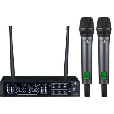 Imagem de Microfone Sem Fio Harmonics Hsf-300 Duplo