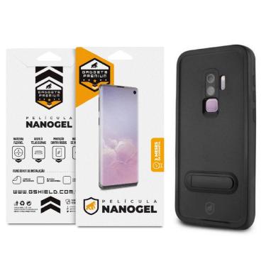 Imagem de Kit Capa à Prova d'água e Película de Nano Gel Dupla para Samsung Galaxy S9 Plus - Gshield