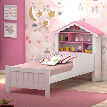 Imagem de Cama Juvenil Casinha De Princesa Com Colchão