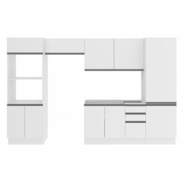 Imagem de Cozinha 11 Portas Acordes Glamy Branco MDF Madesa