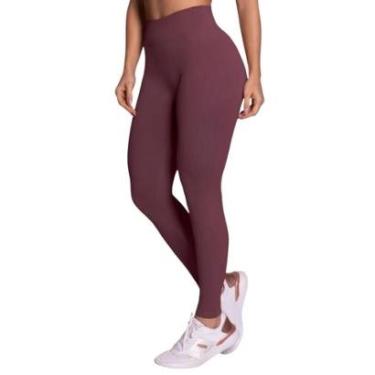 Imagem de Calça Legging Leg Sem Costura Selene Fitness Fit Cintura Alta Compressão-Feminino
